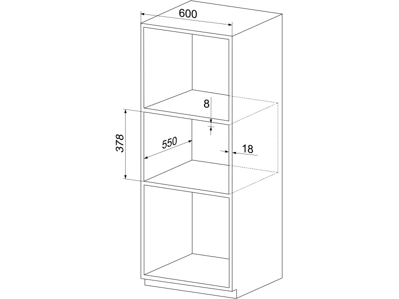 MPM MPM-25-KMI-01 Beépíthető mikrohullámú sütő