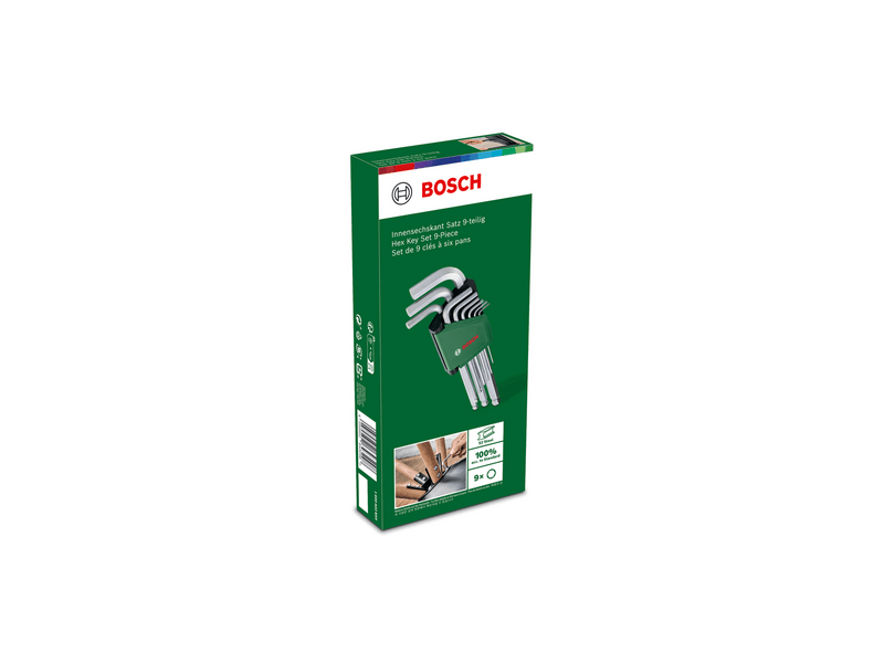 Bosch Imbuszkulcs készlet, 9 db (1600A02BX9)