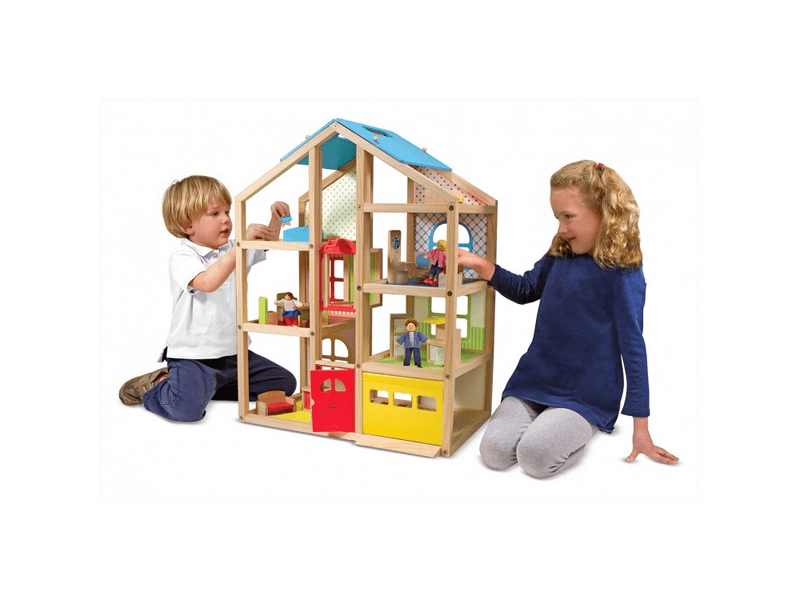 Melissa & Doug emeletes fa babaház lifttel (12462)