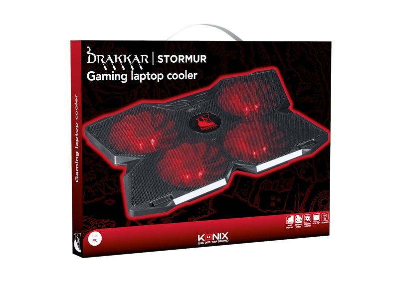 Konix Drakkar Stormur Notebook Hűtő és állvány