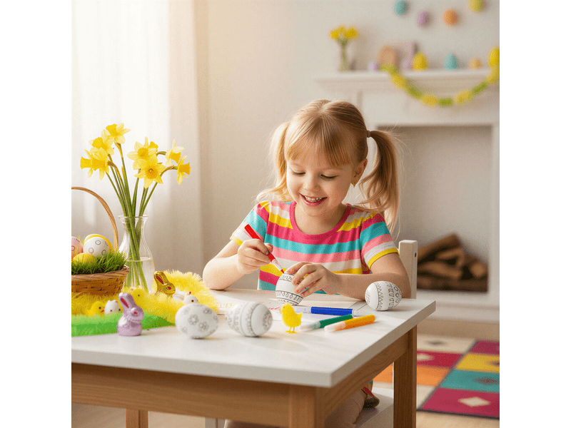 Family 57946 Húsvéti tojásfestő készlet filctollal