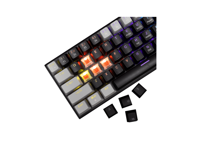 White Shark Wakizashi-2/B-G/R-HU Mechanikus gamer billentyűzet (GK-002113V2/B-G/R-HU)