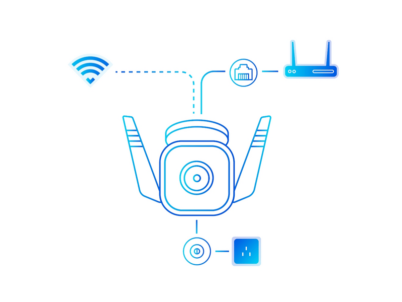 TP-Link TC65 Kültéri biztonsági Wi-Fi kamera