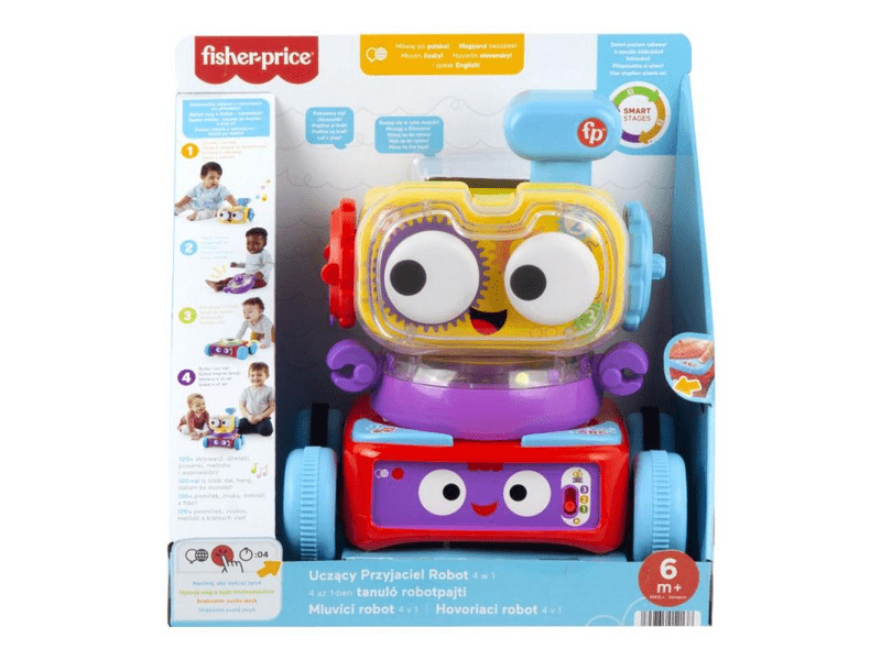 Fisher-Price Tanuló Robotpajti interaktív készségfejlesztő játék (HCK44)