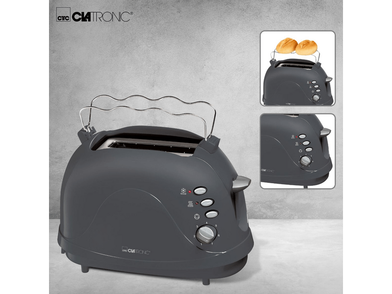 Clatronic TA 3565 Kenyérpirító, szürke