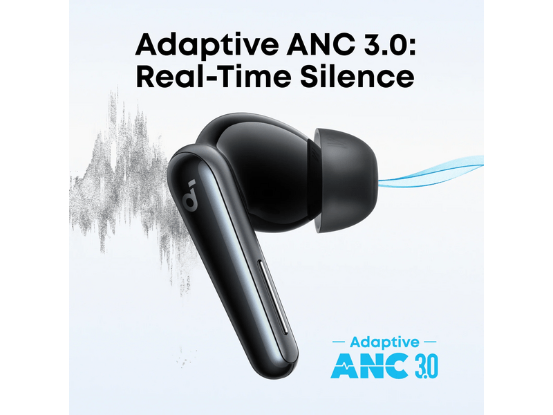 Anker Soundcore Liberty 5 Bluetooth fülhallgató, fekete (A3957G11)