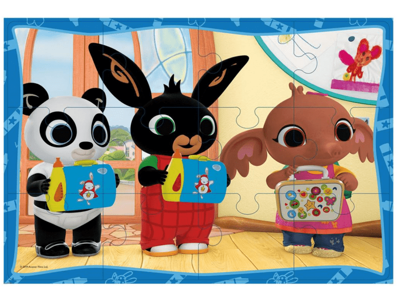 Bing iskolában maxi puzzle, 2x 12 db (LIS81233)