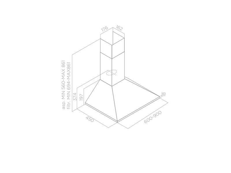 TurboAir CERTOSA IX/A/60/PB Páraelszívó