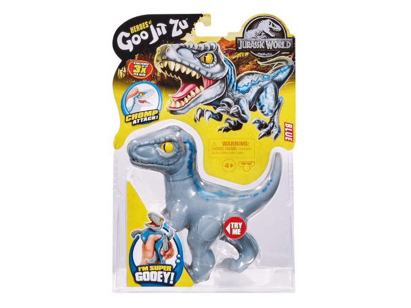 Heroes Of Goo Jit Zu: Jurassic World nyújtható dinó, Kék (41302)