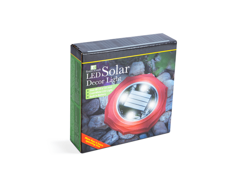 Garden of Eden 11767A Leszúrható szolár lámpa, piros