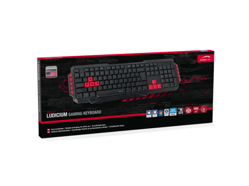 Speedlink Ludicium SL-670009-BK-HU Gamer billentyűzet