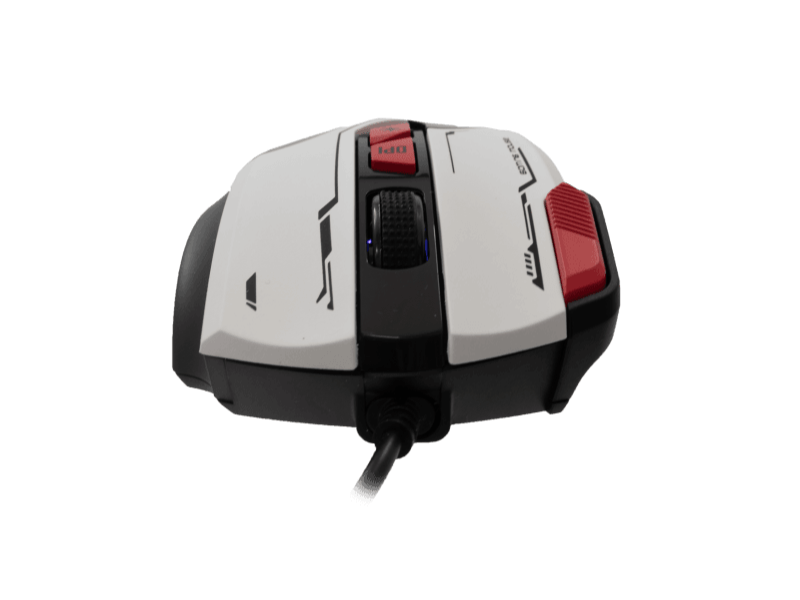 BARACUDA MANTA-W gamer egér,fehér