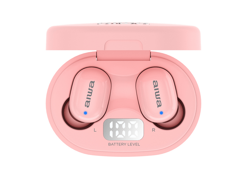 Aiwa EBTW-150PK TWS fülhallgató, púder