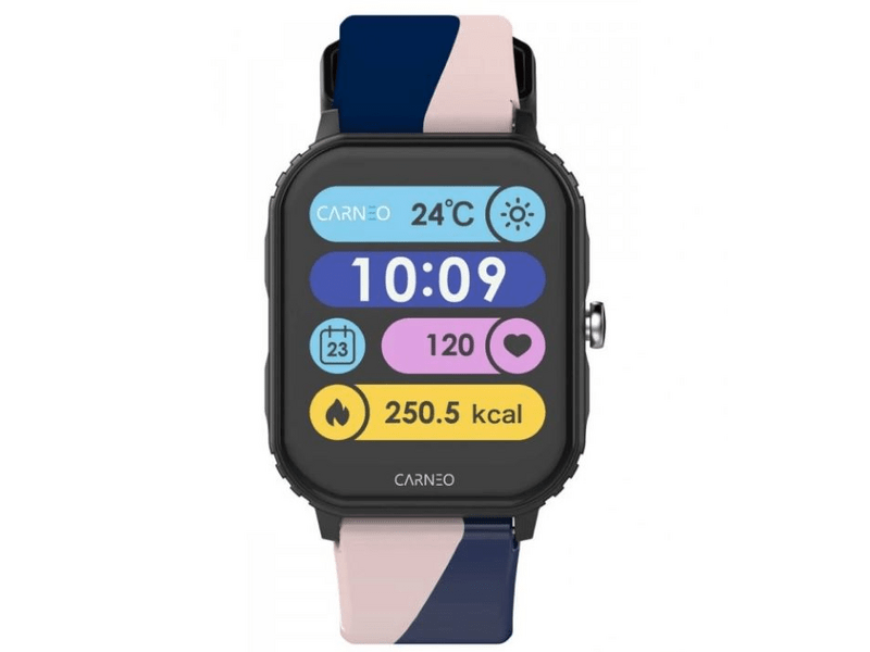 Carneo Tik&Tok HR+ 2. generacije dječjeg pametnog sata, crne boje