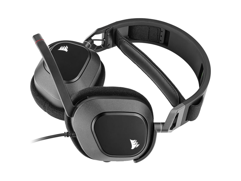Corsair HS80 RGB USB Gamer headset, fekete (CA-9011237-EU)