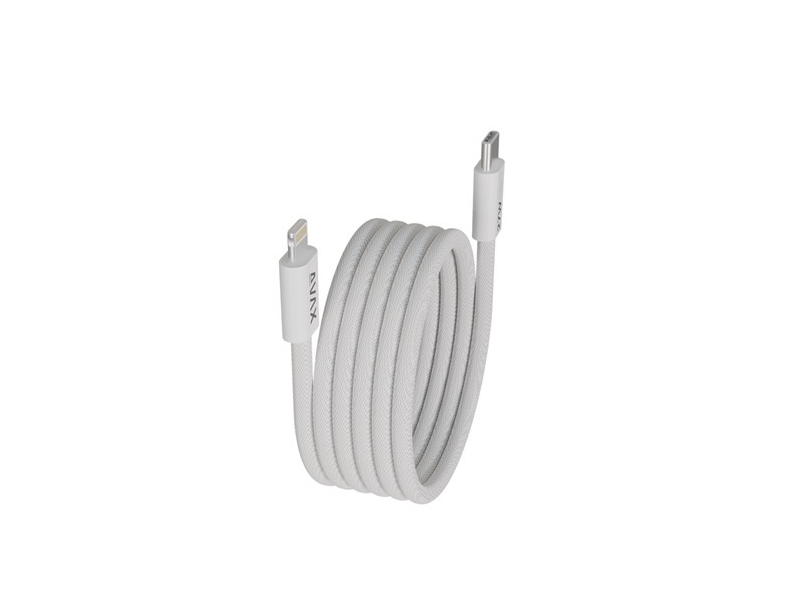 Avax CB611W Magnety 27W USB-C - Lightning gyorstöltő kábel, 1 m