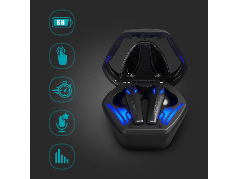 LAMAX Heroes Ninja1 Gamer Bluetooth fülhallgató