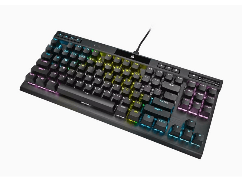 Corsair K70 RGB TKL Optikai-Mechanikus Gamer billentyűzet (CH-911901A-NA)