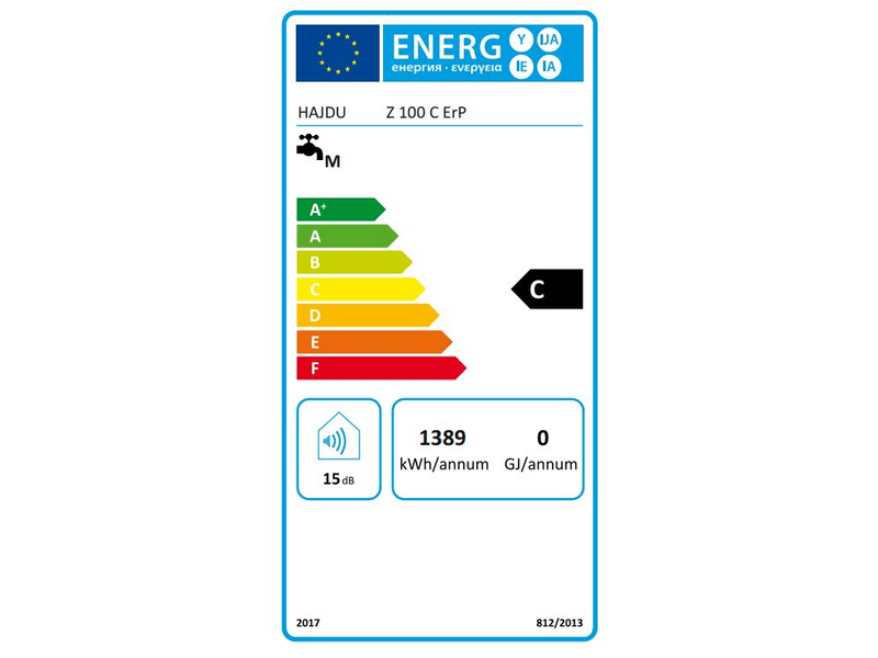 Hajdu Z 100 C ErP Forróvíztároló kerámiafűtővel, 100 L