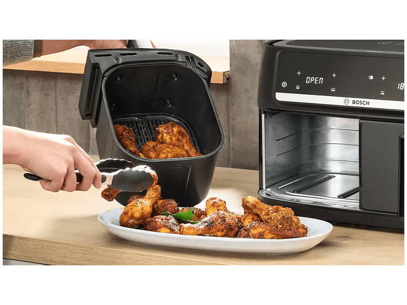 Bosch MAFD440B7 Serie 4 Kétfiókos Air Fryer, fekete