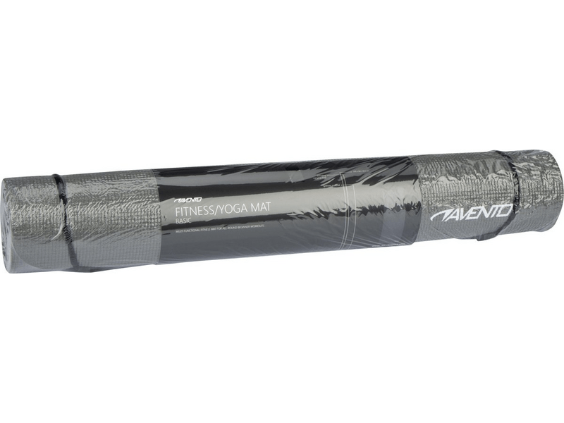 Avento Basic Grey jóga matrac, 4 mm, szürke (40224)