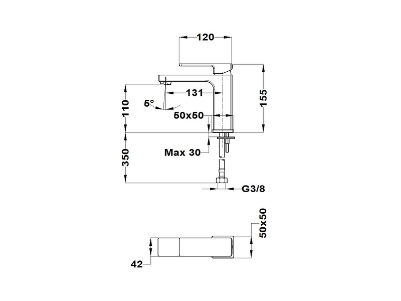 Strohm Teka Soller mosdó csaptelep (853461250)