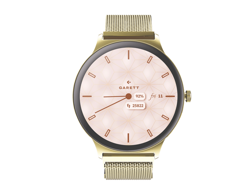 Garett Verona 2 Mesh női okosóra, arany
