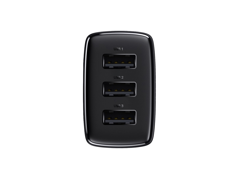 Baseus Compact 3xUSB-A hálózati töltő, 17W (CCXJ020101)