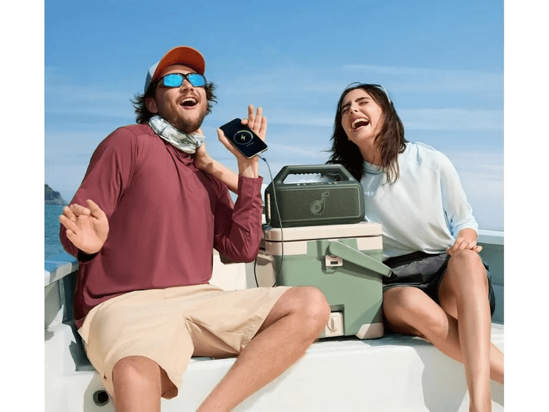 Soundcore Boom 2 Bluetooth hangszóró, zöld (A3138062)