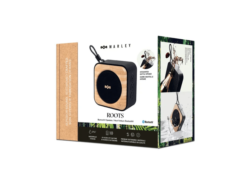 Marley Roots Bluetooth hangszóró, fekete (EM-JA022-SB)