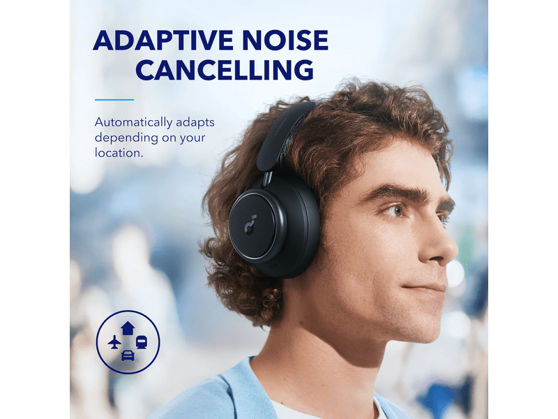 Anker Soundcore Space Q45 Bluetooth fejhallgató, fekete (A3040G11)