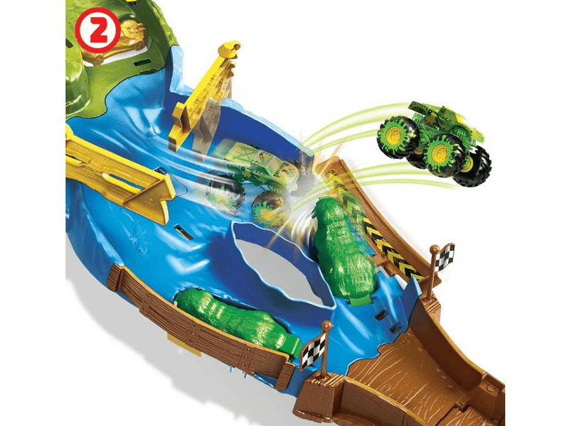 Hot Wheels Monster Trucks Hegyi szlalom versenypálya (HGV12)