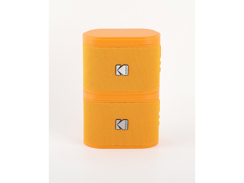 Kodak Soundbrix hordozható hangszóró, 2 db, narancssárga (KO-BRIXOR2)