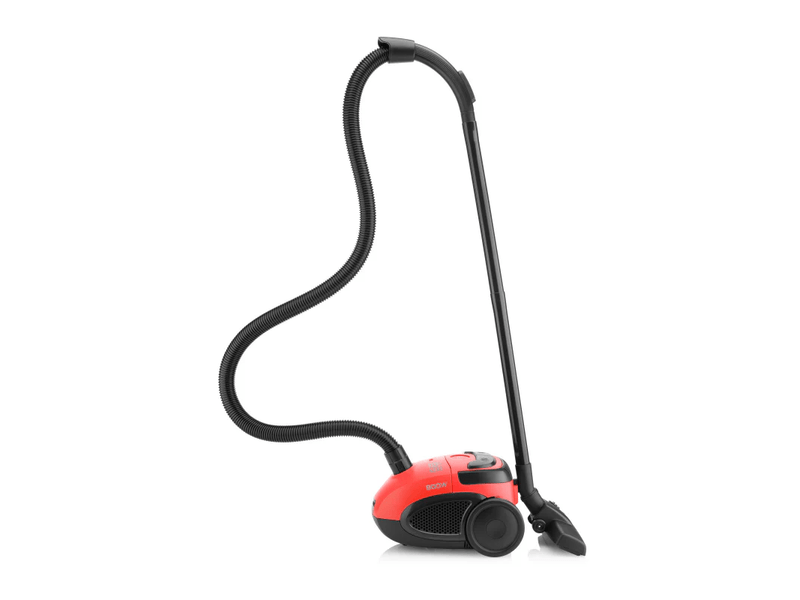 Porzsákos porszívó, piros, 800W