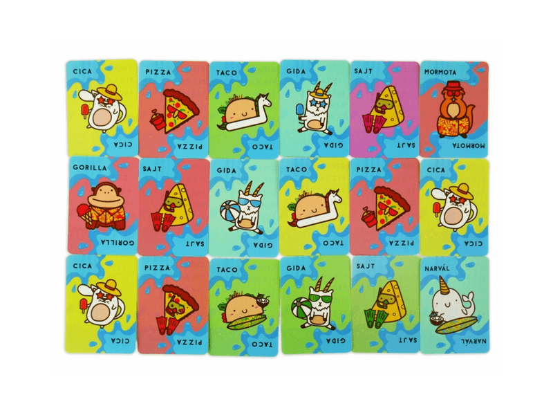 Vízálló cica, pizza, taco, gida, sajt (BLU34870)