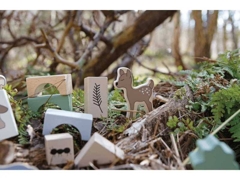 Jabadabado 50 darabos fa építőkészlet: Az erdő állatai (W7278)