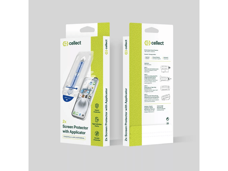 Cellect Samsung Galaxy S26 Plus applikátor 2 üvegfóliával