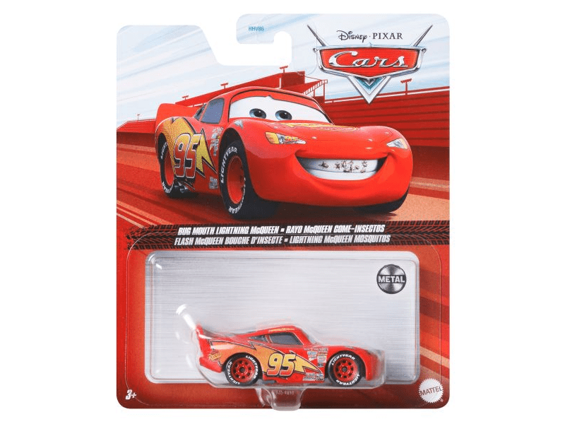 Verdák Villám McQueen kisautó bogaras fogsorral (DXV29 HFB35)