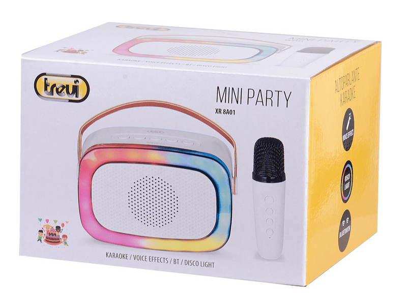 Trevi XR 8A01 White XR JUMP Bluetooth hangszóró mikrofonnal, fehér