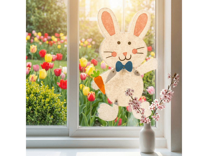 Family 57964B Húsvéti függő filcdekoráció, nyuszi