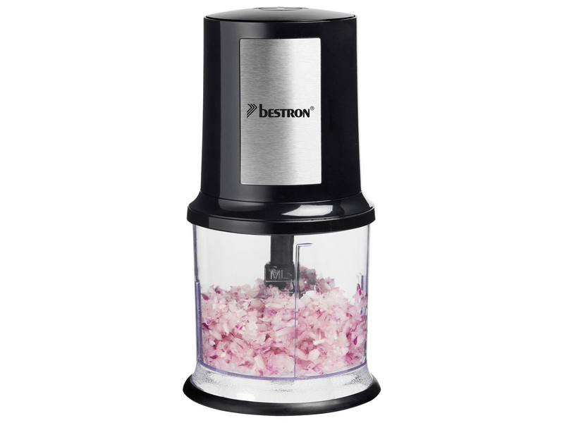 Bestron AKC200 Ételaprító, fekete/inox