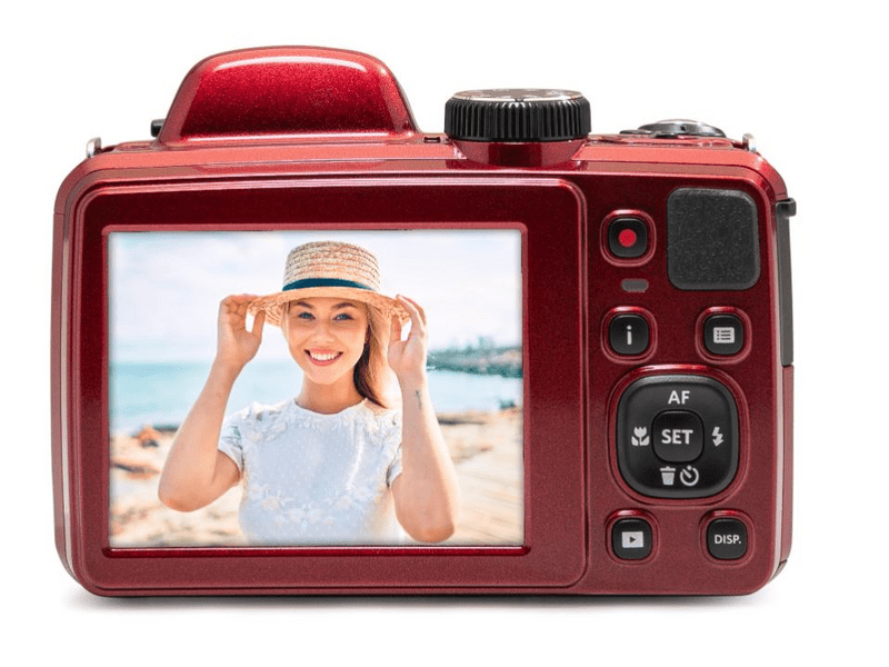 Kodak Pixpro AZ425 digitális fényképezőgép, piros