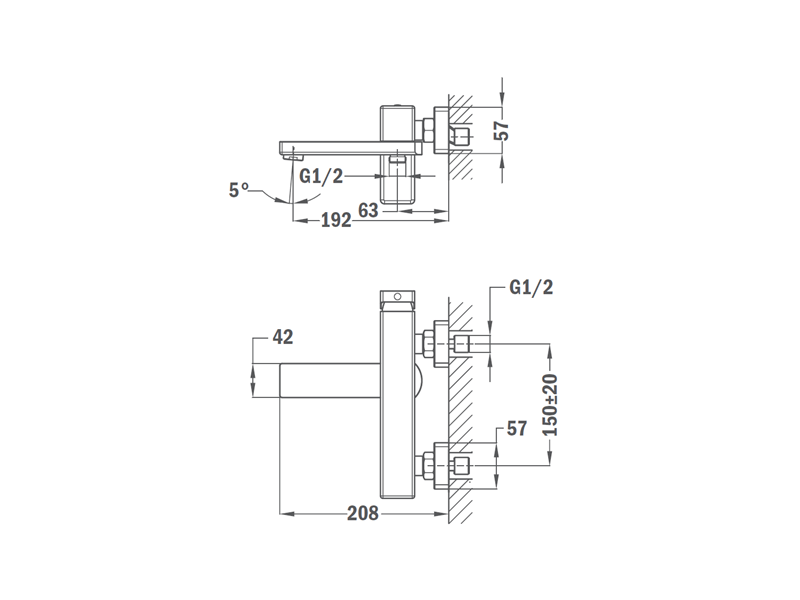 Strohm Teka Soller kádtöltő csaptelep (851211200)