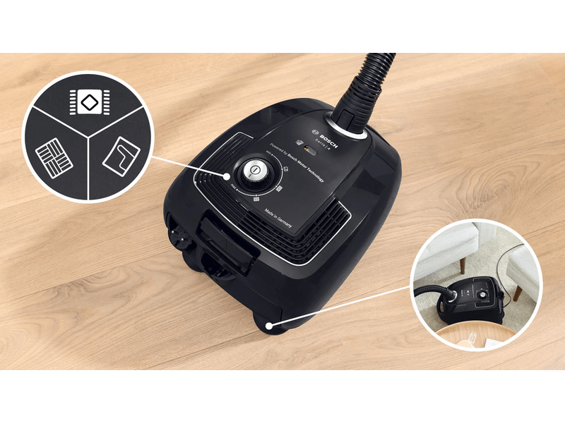 Bosch BGB38BA3T Porzsákos porszívó