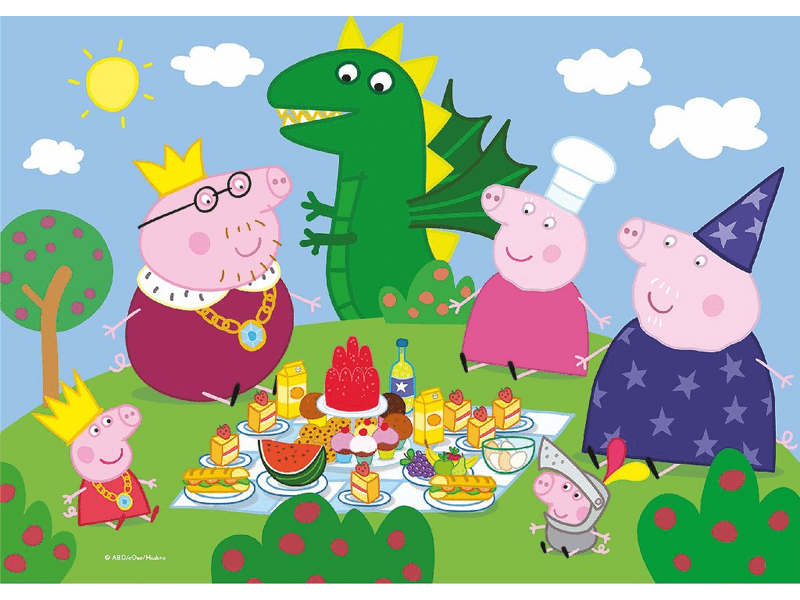 Clementoni Peppa malac Puzzle, 2 x 20 db (24778)