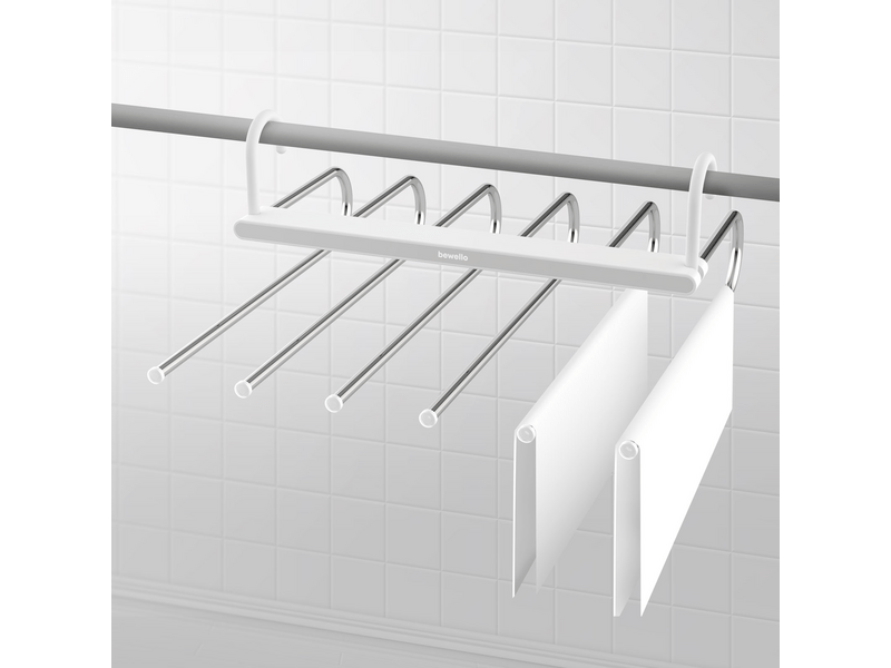 Bewello BW2028 Akasztható törölközőszárító / nadrágtartó vállfa
