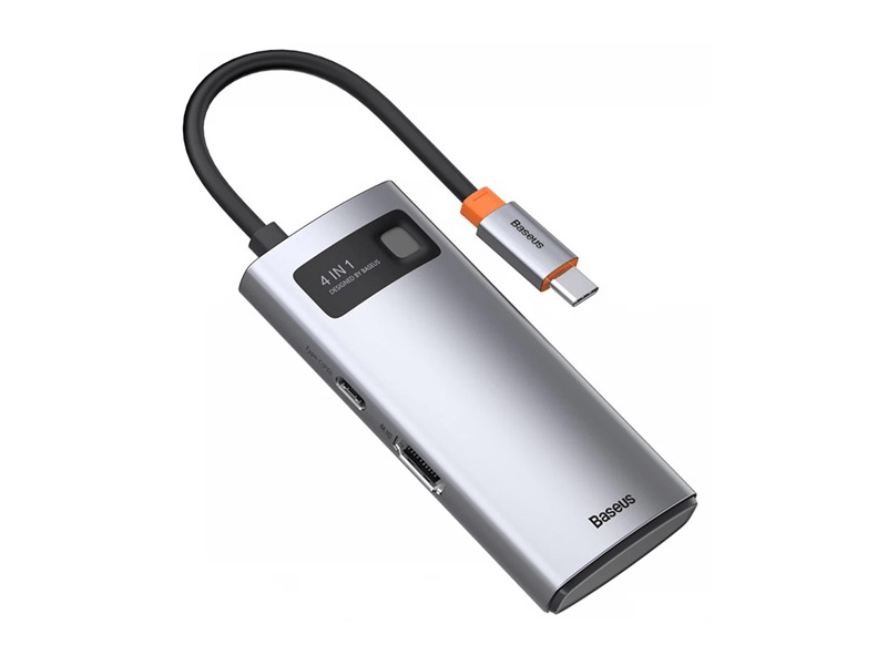 Baseus Metal Gleam 4-in-1 USB Type-C HUB (CAHUB-CY0G)