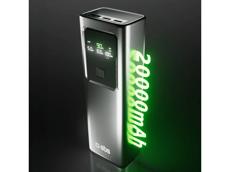 SBS LCD 100W 20.000mAh PowerBank (TTBB20000LCDPD100)