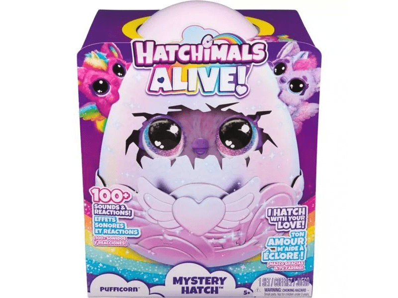 Hatchimals Alive: Titkos Óriás tojás - Pufficorn (6069132)