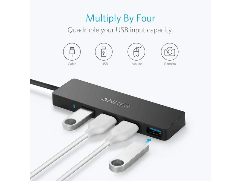 Anker Ultra Slim 4 portos USB 3.0 HUB (A7516016)